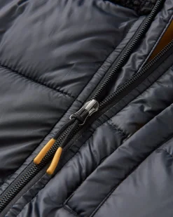 Elowen Kapuzenjacke aus recyceltem Isoliermaterial - Schwarz