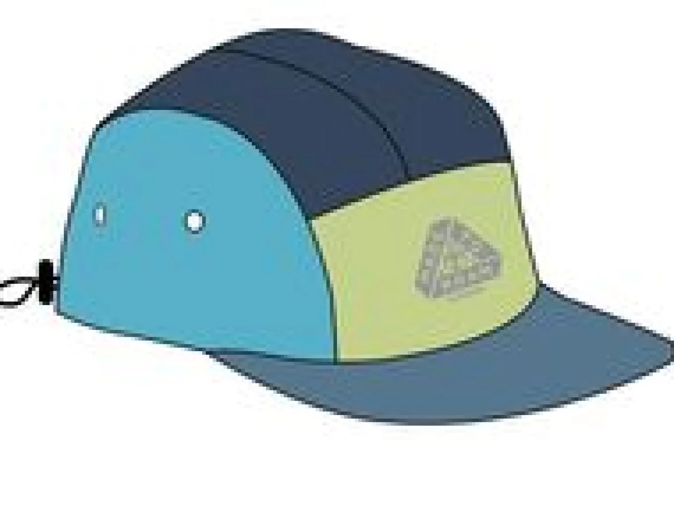 Emerge 5-Panel Trail Cap - Mondlichtblau