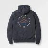 Escapism Recycelter Baumwoll-Kapuzenpullover - Schwarz