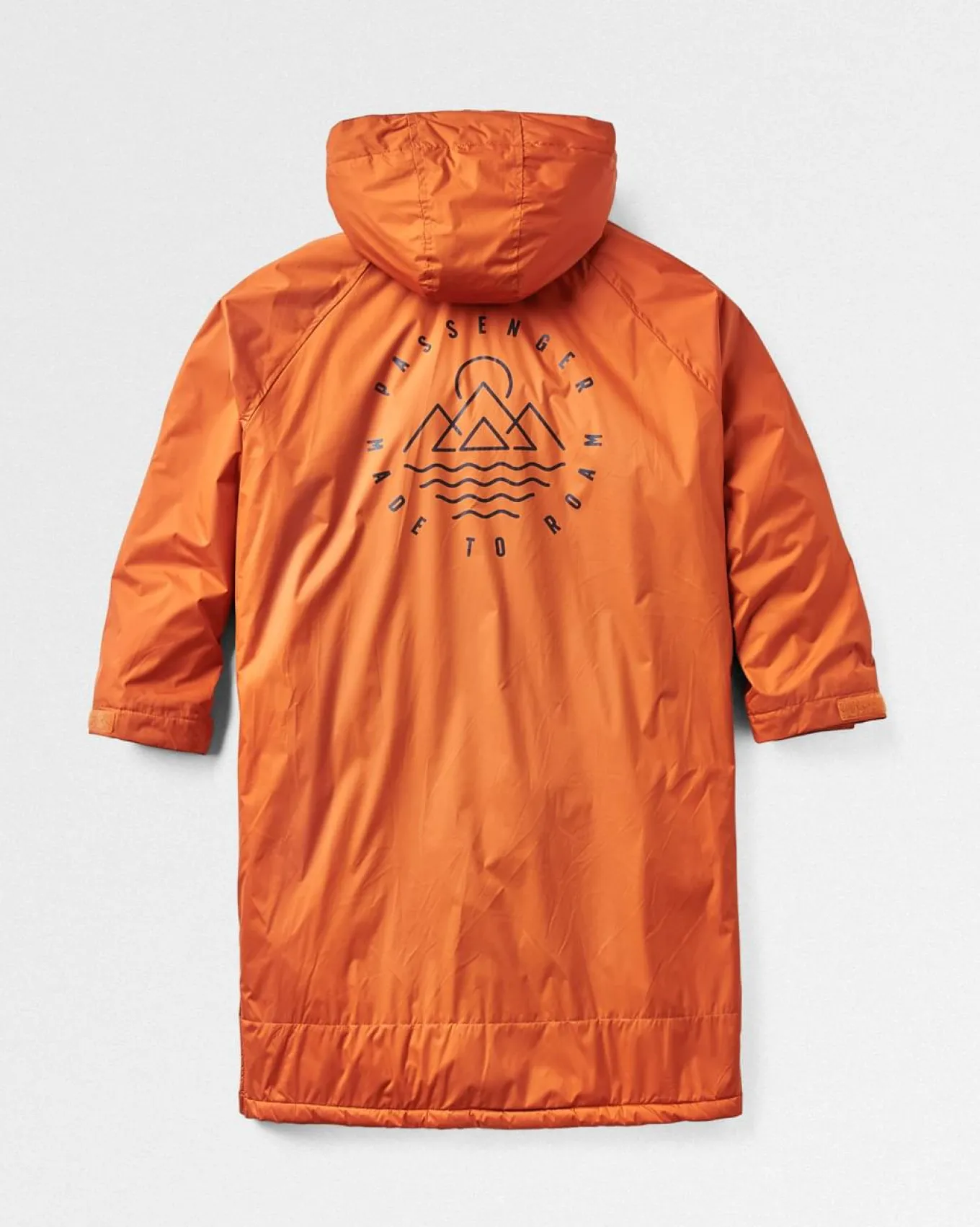 Escapism Recycelter Sherpa-gefütterter Surf Poncho - Rost