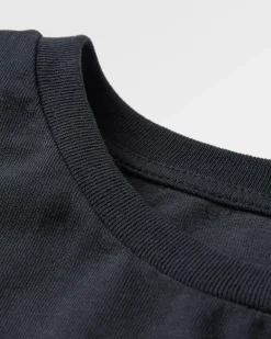 Escapism Recyceltes Baumwoll-T-Shirt - Schwarz
