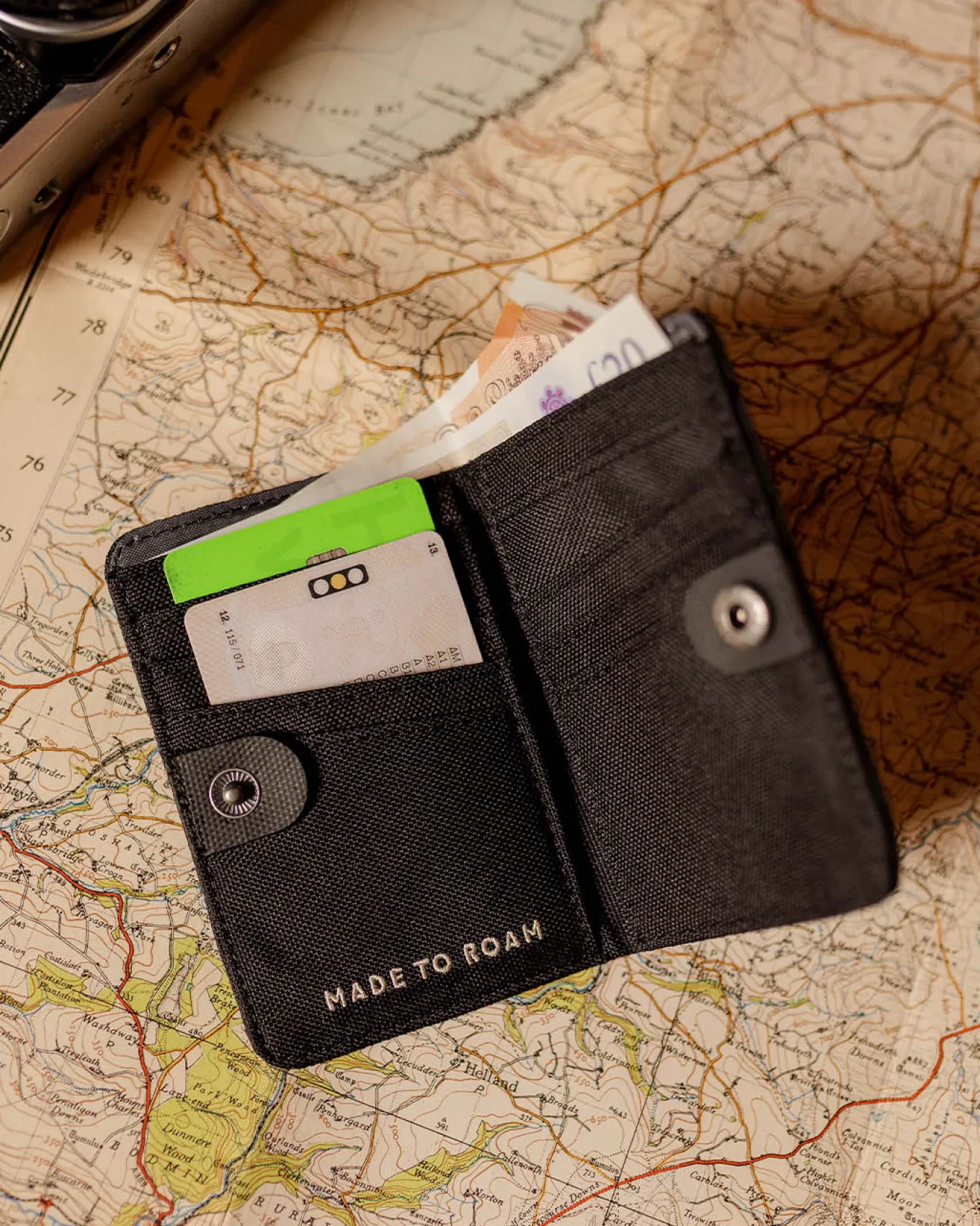 Essentials Recycelte Geldbörse - Schwarz