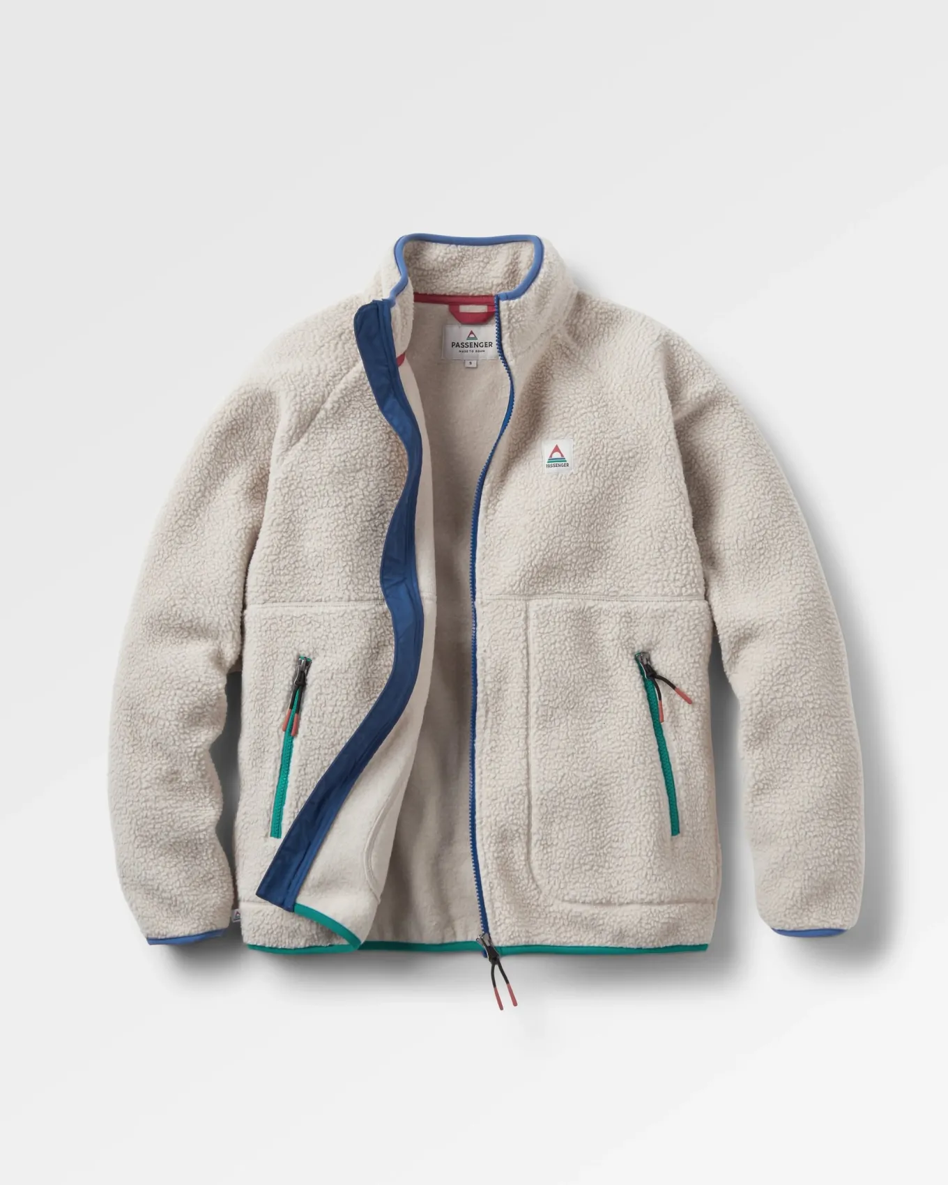 Fairbanks 2.0 Full Zip Recyceltes Sherpa-Fleece - Hafermehl