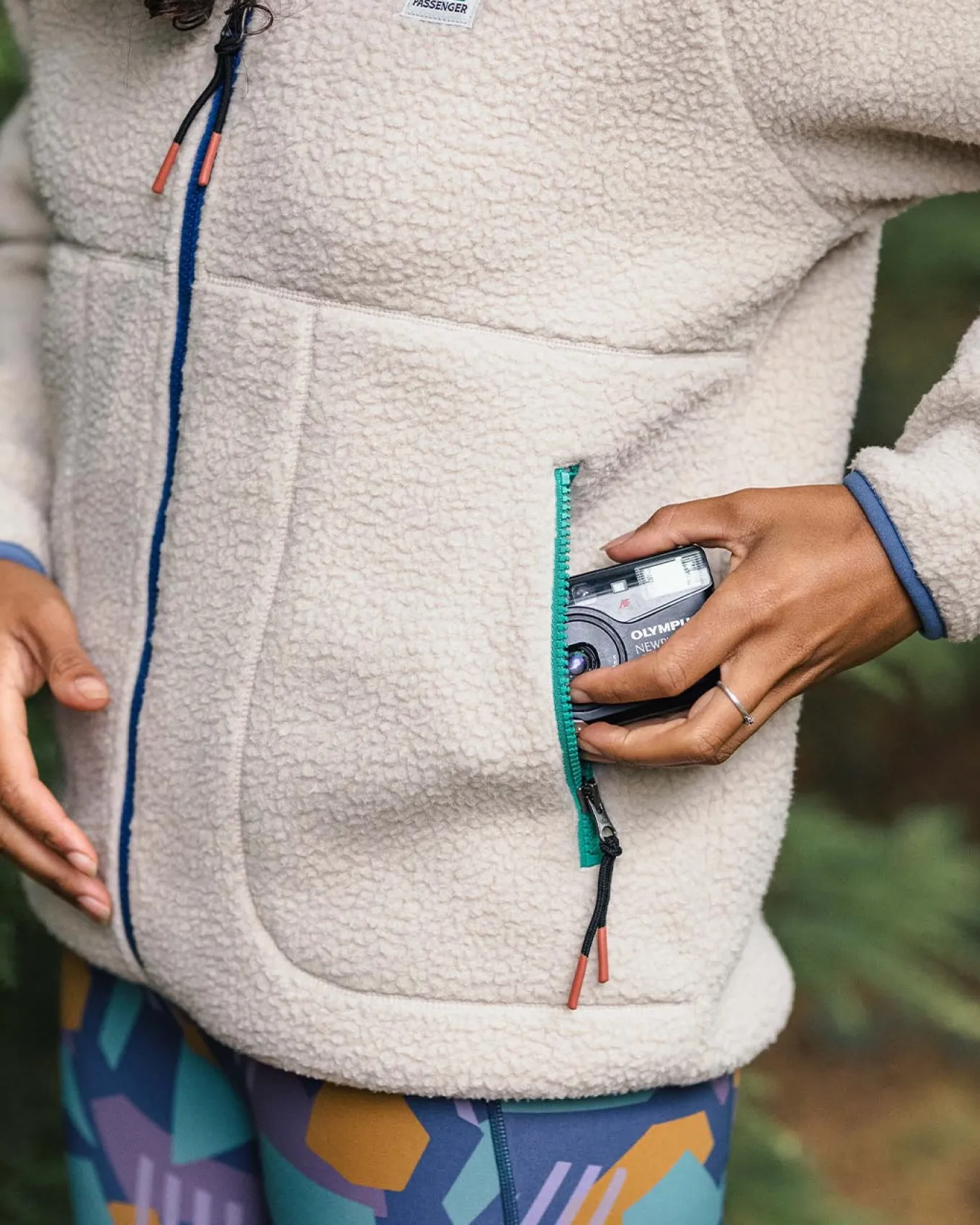 Fairbanks 2.0 Full Zip Recyceltes Sherpa-Fleece - Hafermehl