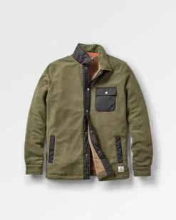 Firelight Sherpa gefüttertes Overshirt - Khaki