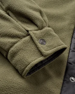 Firelight Sherpa gefüttertes Overshirt - Khaki