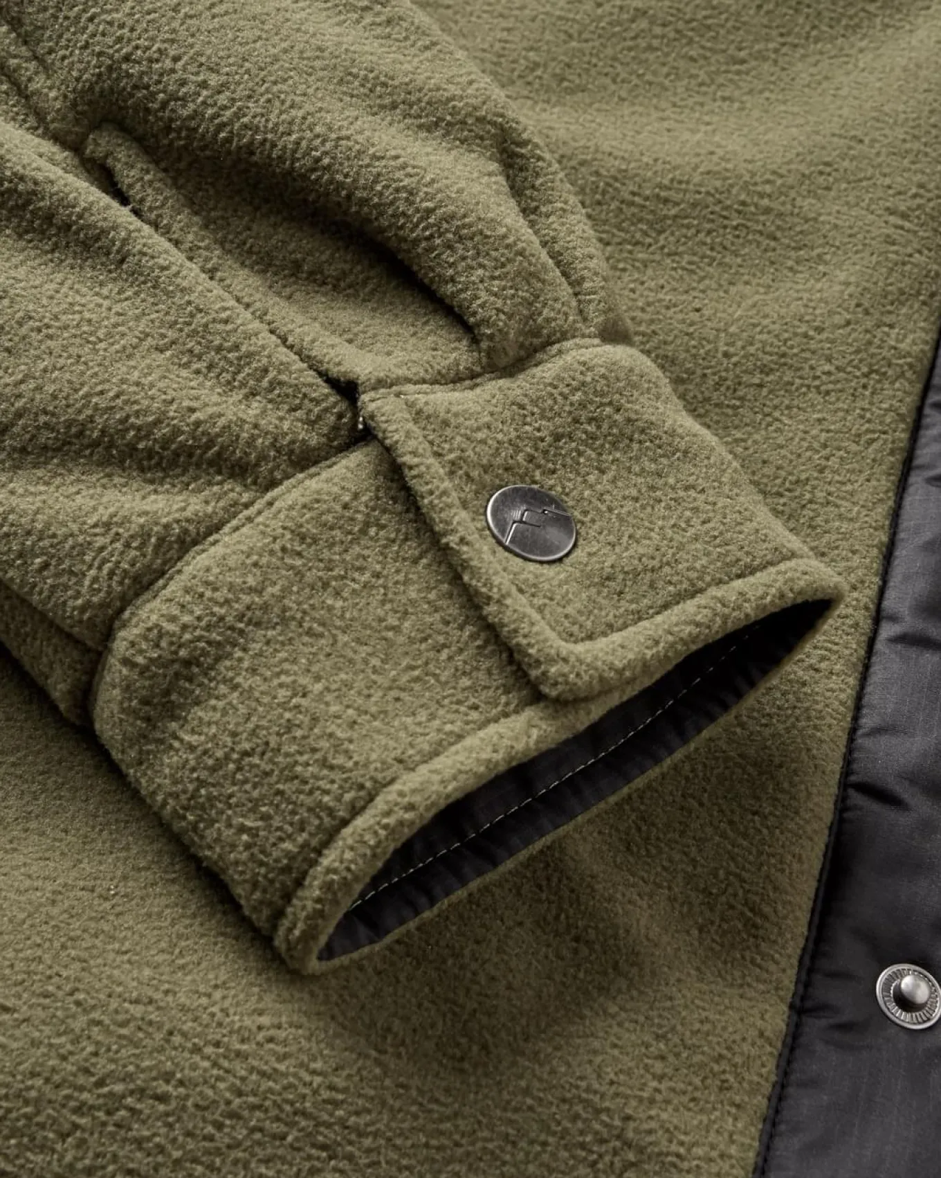Firelight Sherpa gefüttertes Overshirt - Khaki