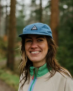 Fixie Recycelte 5 Panel Kappe - Gezeitenblau