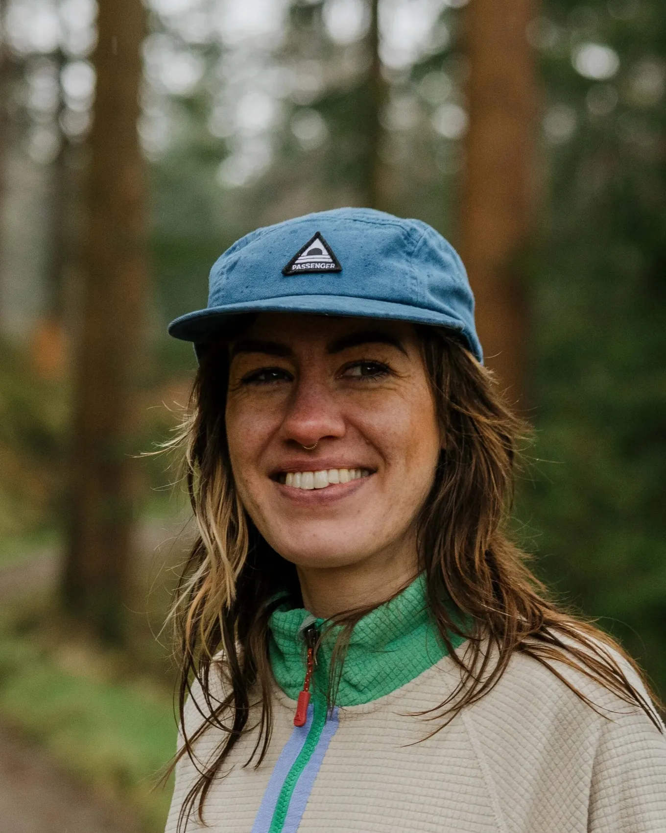 Fixie Recycelte 5 Panel Kappe - Gezeitenblau