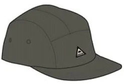 Fixie Recycelte 5 Panel Kappe - Khaki