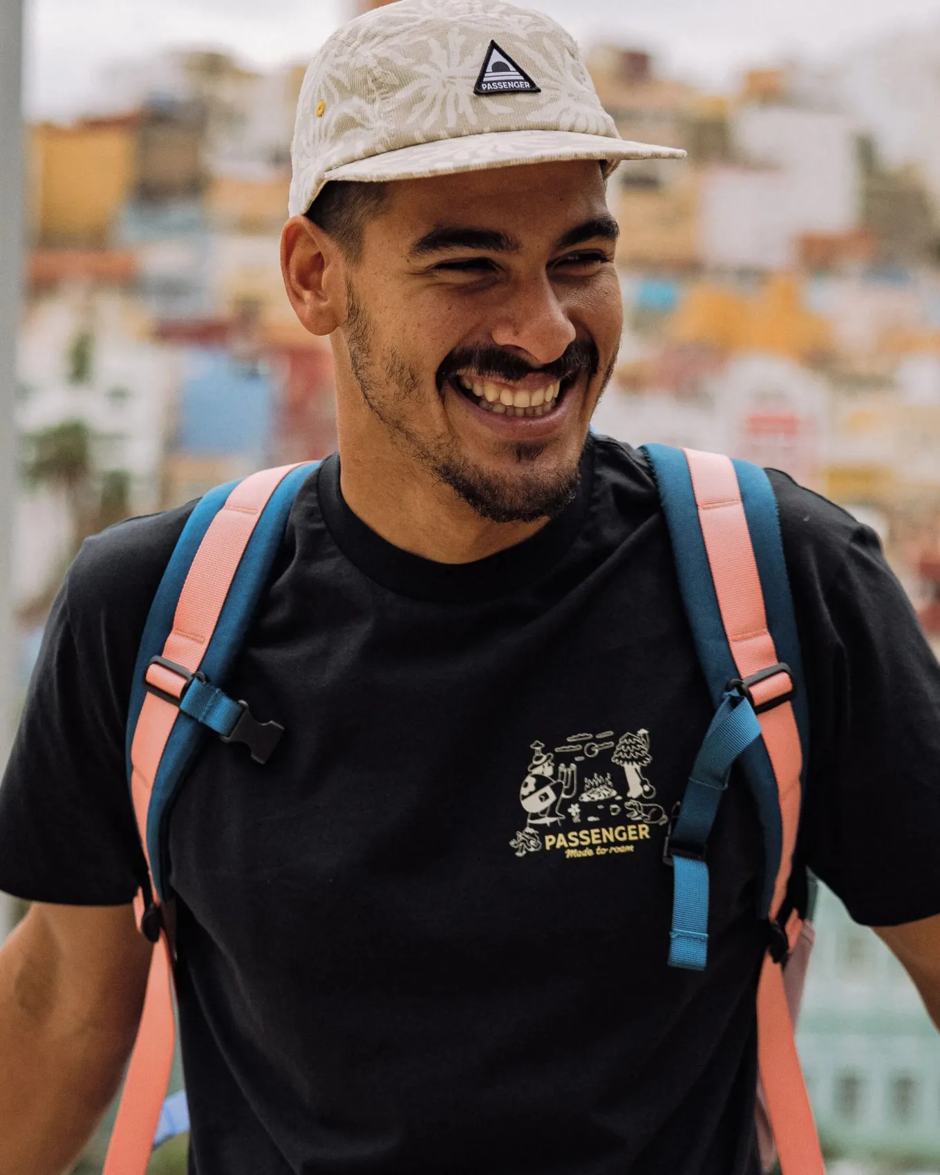 Fixie Recycelte Cord 5-Panel Kappe - Goldene Gewürz/ Seegras Kieselgrau