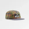 Fixie Recyceltes Flanell 5-Panel-Cap - Khaki-Karo