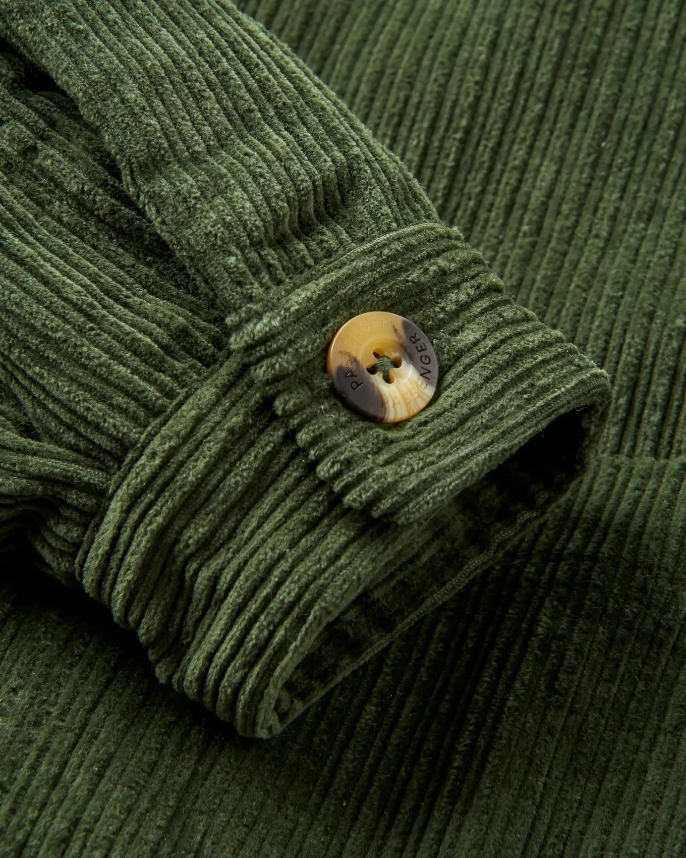 Flint Cord-Overshirt - Tannengrün