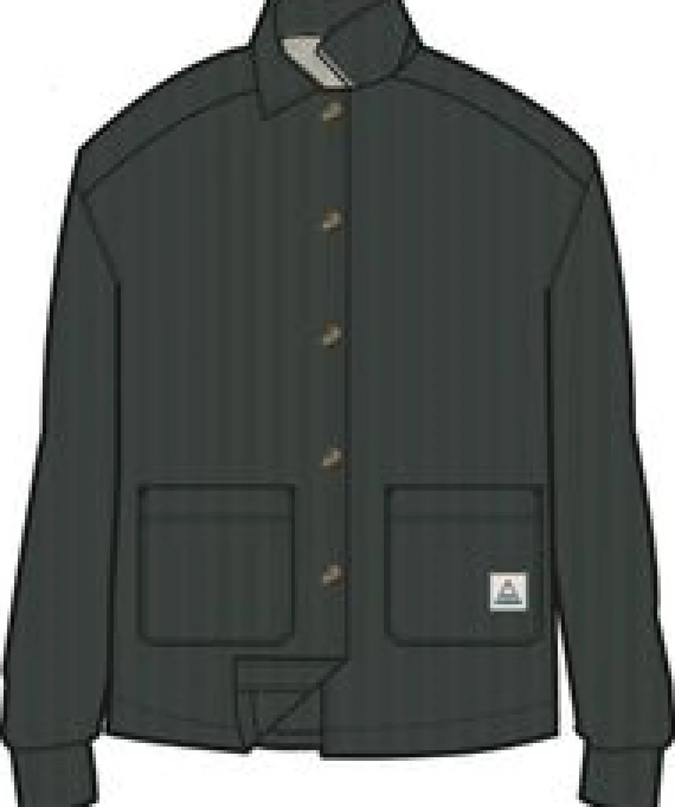 Flint Cord-Overshirt - Tannengrün