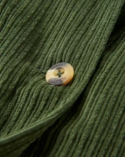 Flint Cord-Overshirt - Tannengrün