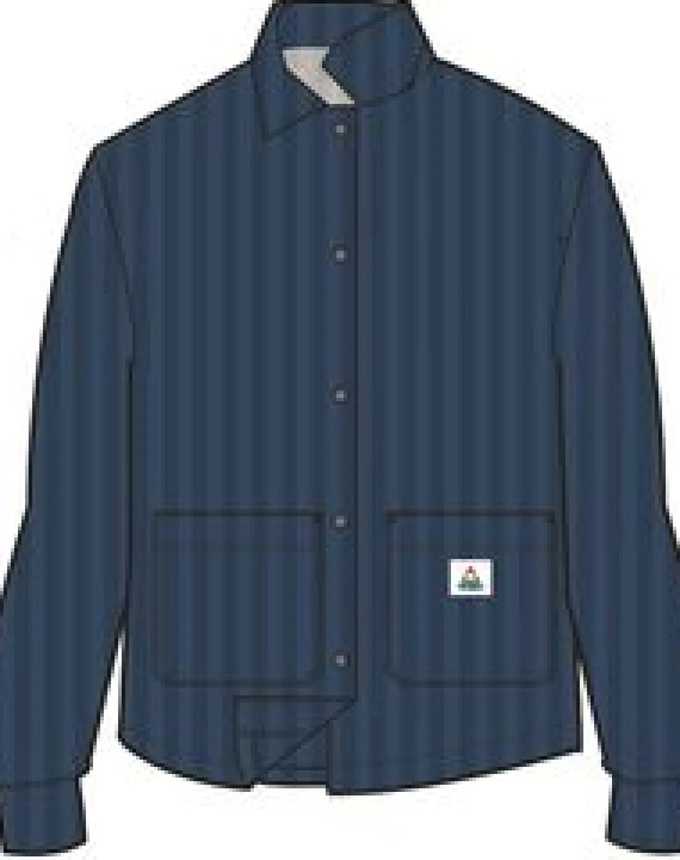 Flint Cord-Overshirt - Tiefes Marineblau