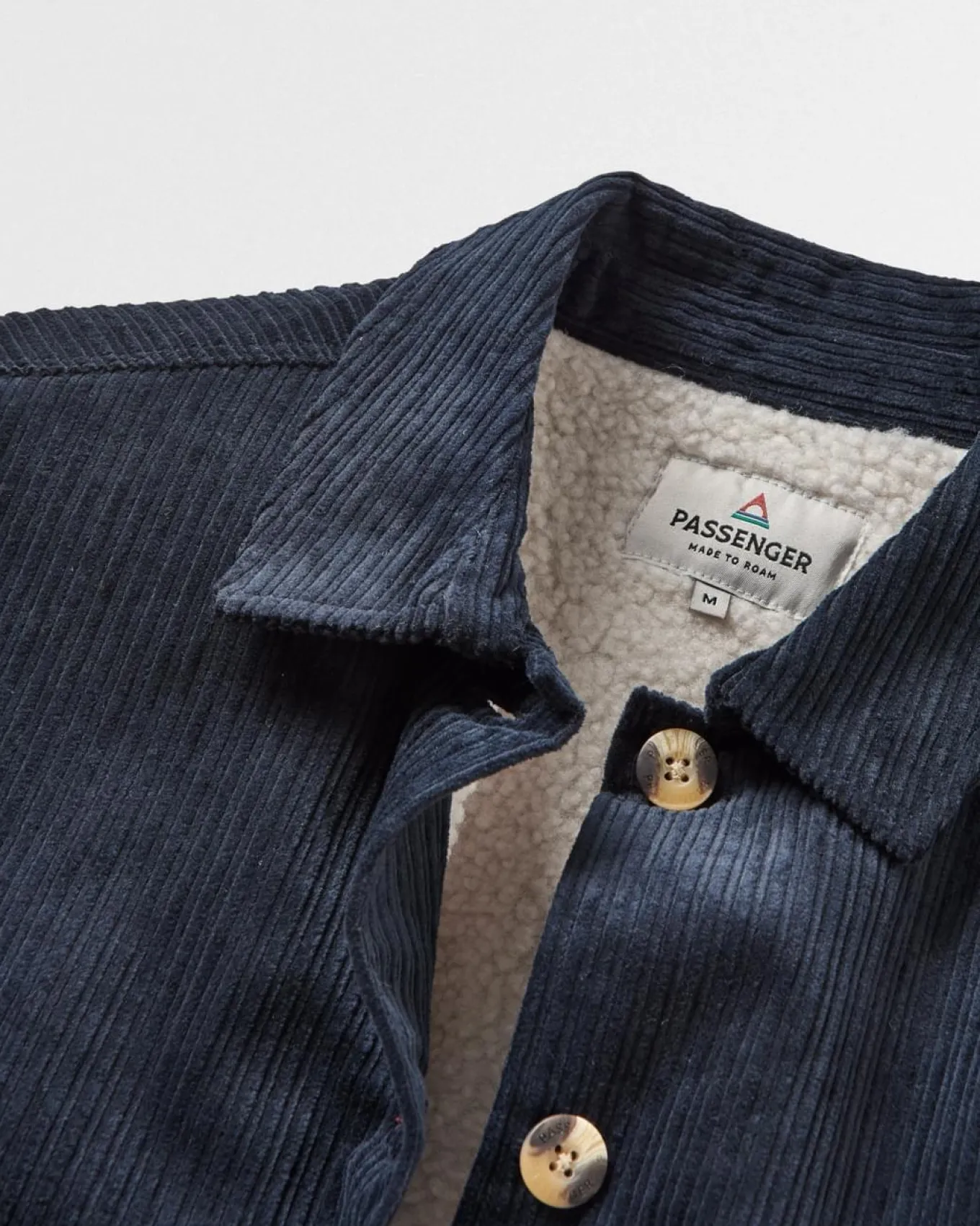 Flint Cord-Overshirt - Tiefes Marineblau