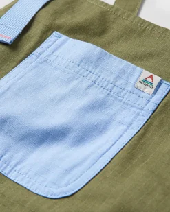 Flo Bio Latzkleid - Khaki