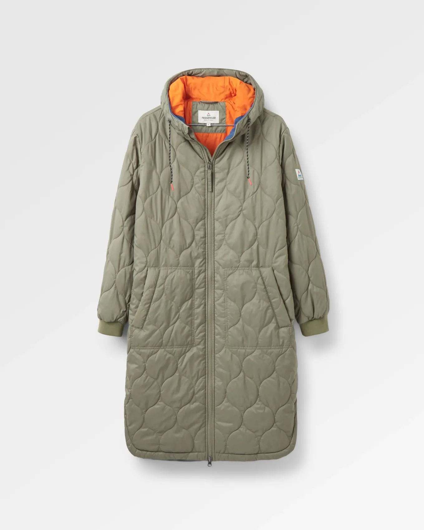 Flora 2.0 langer recycelter isolierter Parka - Staubige Olive