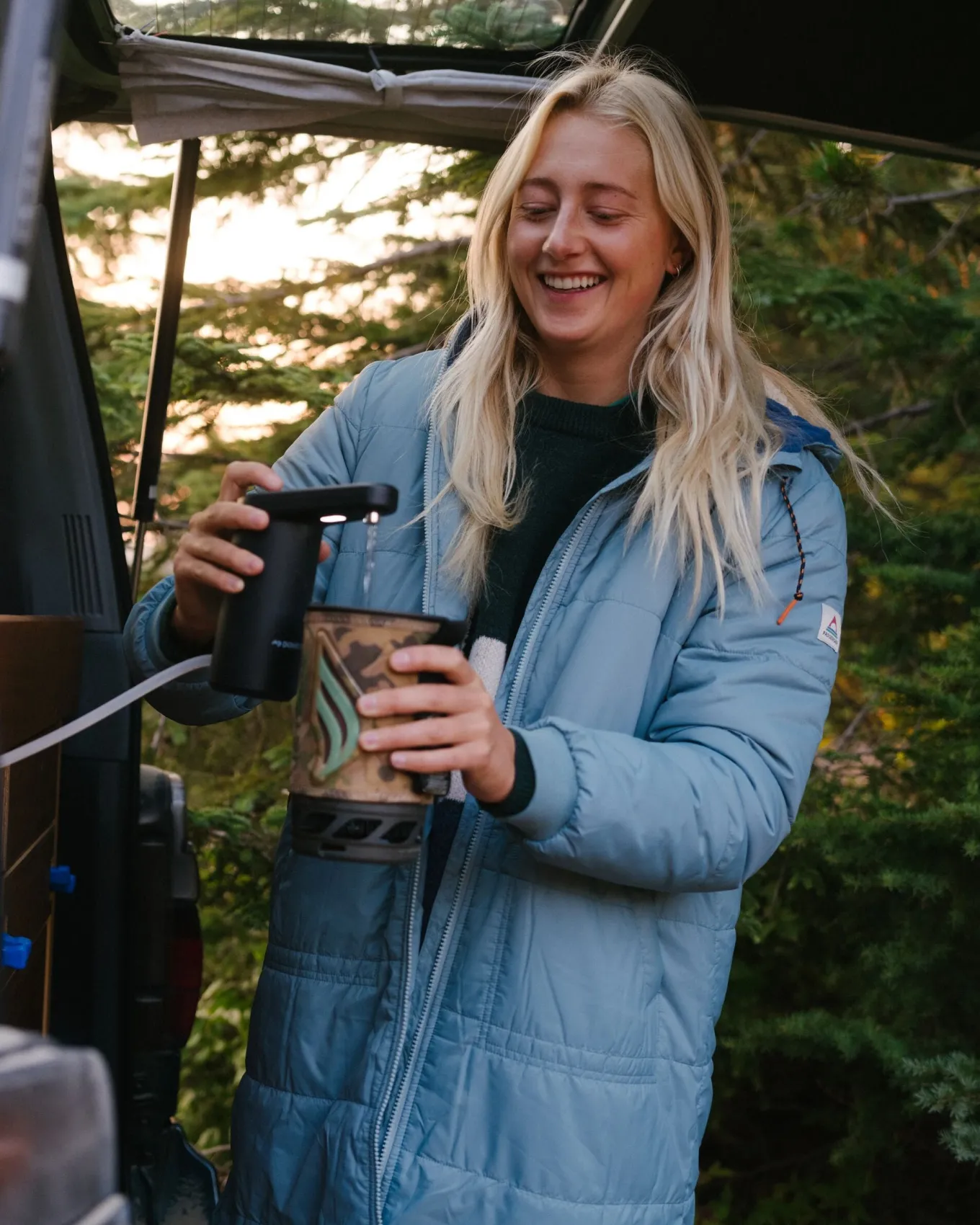 Flora 2.0 Recycelter Sherpa-gefütterte Parka - Arktis