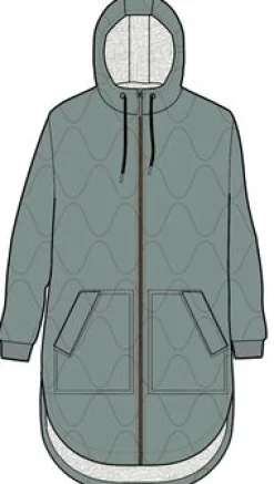 Flora 2.0 Recycelter Sherpa-gefütterte Parka - Arktis
