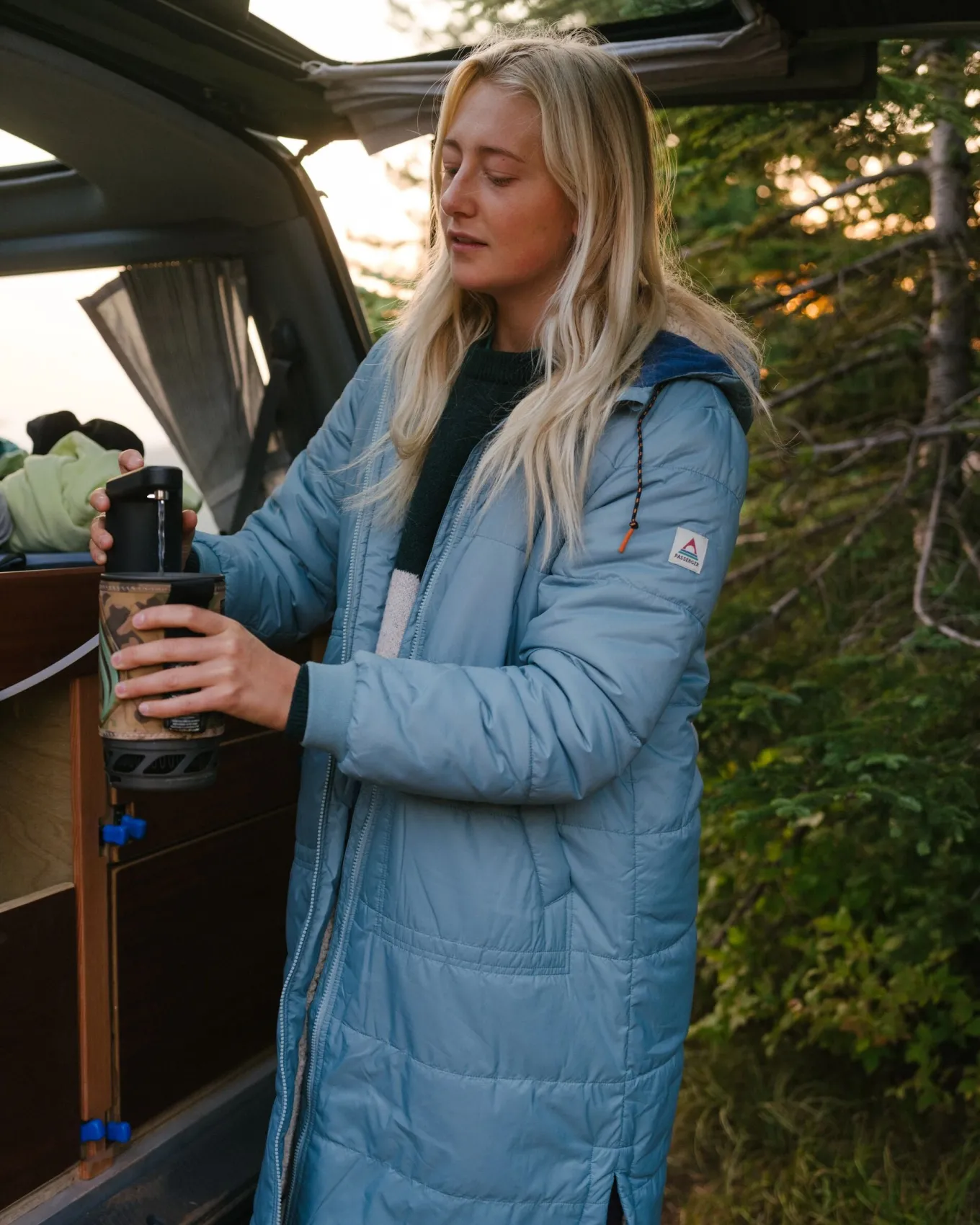 Flora 2.0 Recycelter Sherpa-gefütterte Parka - Arktis