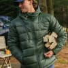 Flynn Recycelte Isolierjacke - Tannengrün