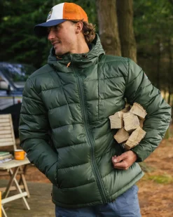 Flynn Recycelte Isolierjacke - Tannengrün