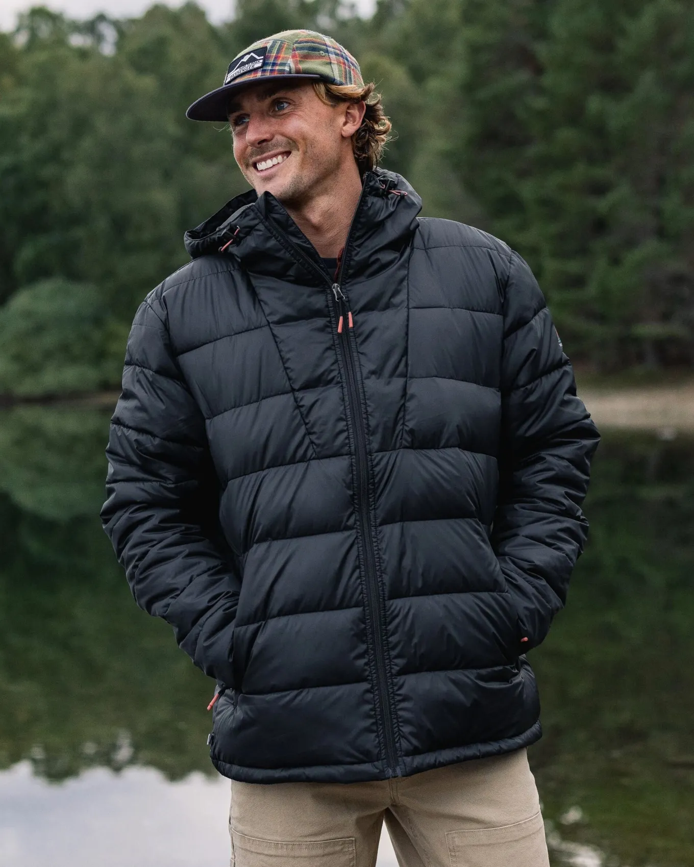 Flynn Recycelte Isolierjacke - Schwarz