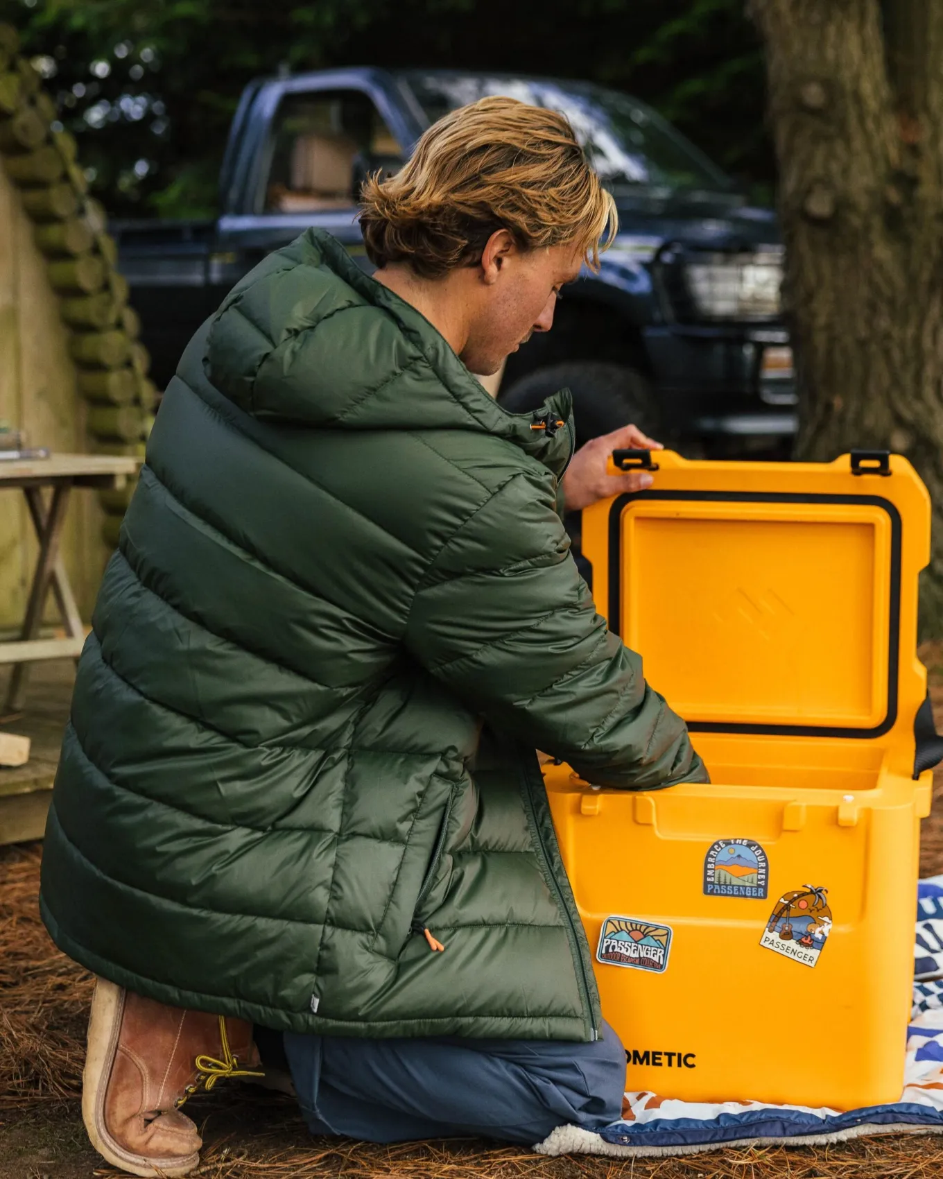 Flynn Recycelte Isolierjacke - Tannengrün