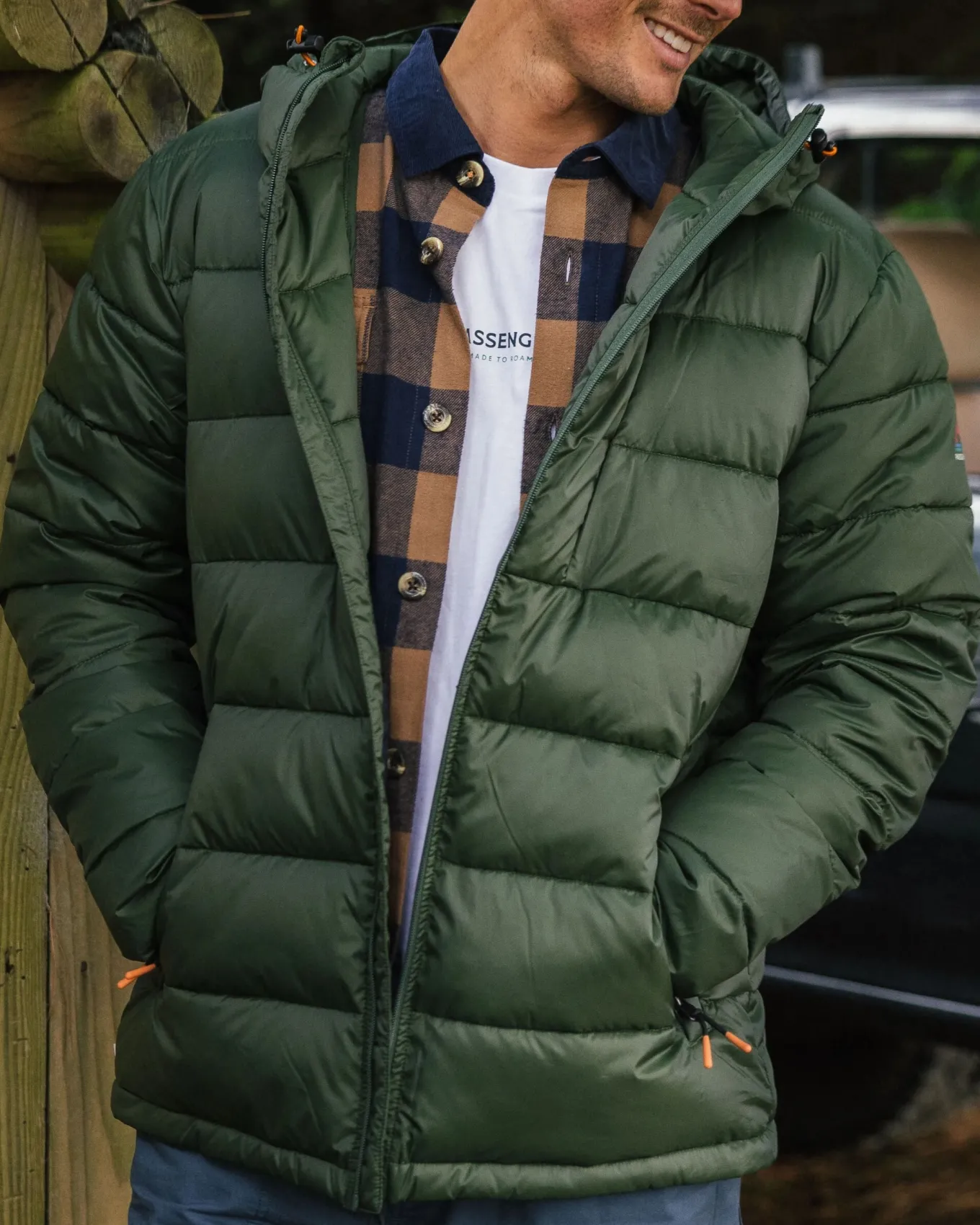 Flynn Recycelte Isolierjacke - Tannengrün