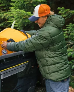 Flynn Recycelte Isolierjacke - Tannengrün