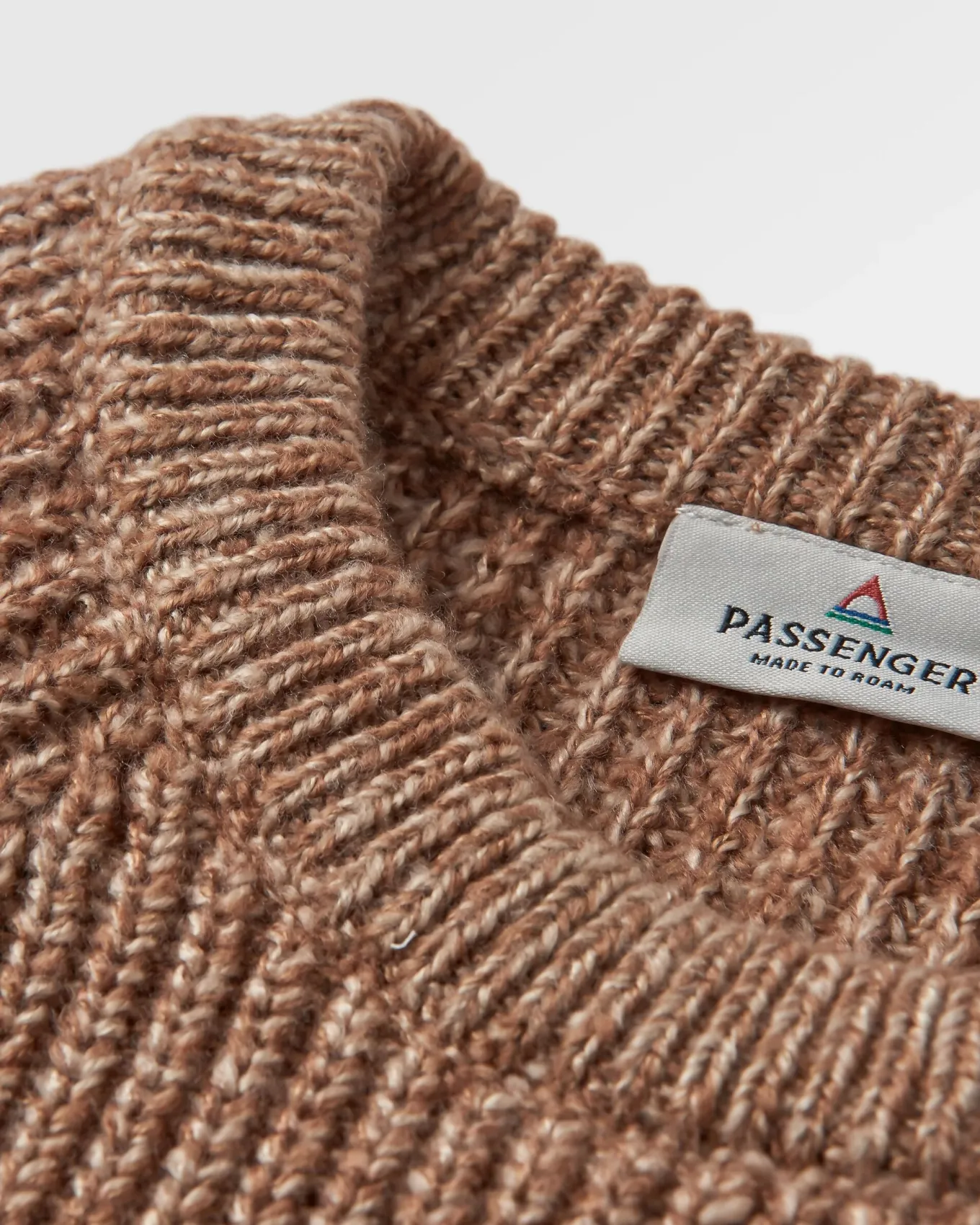 Fog Recycelter Gestrickter Pullover - Stein