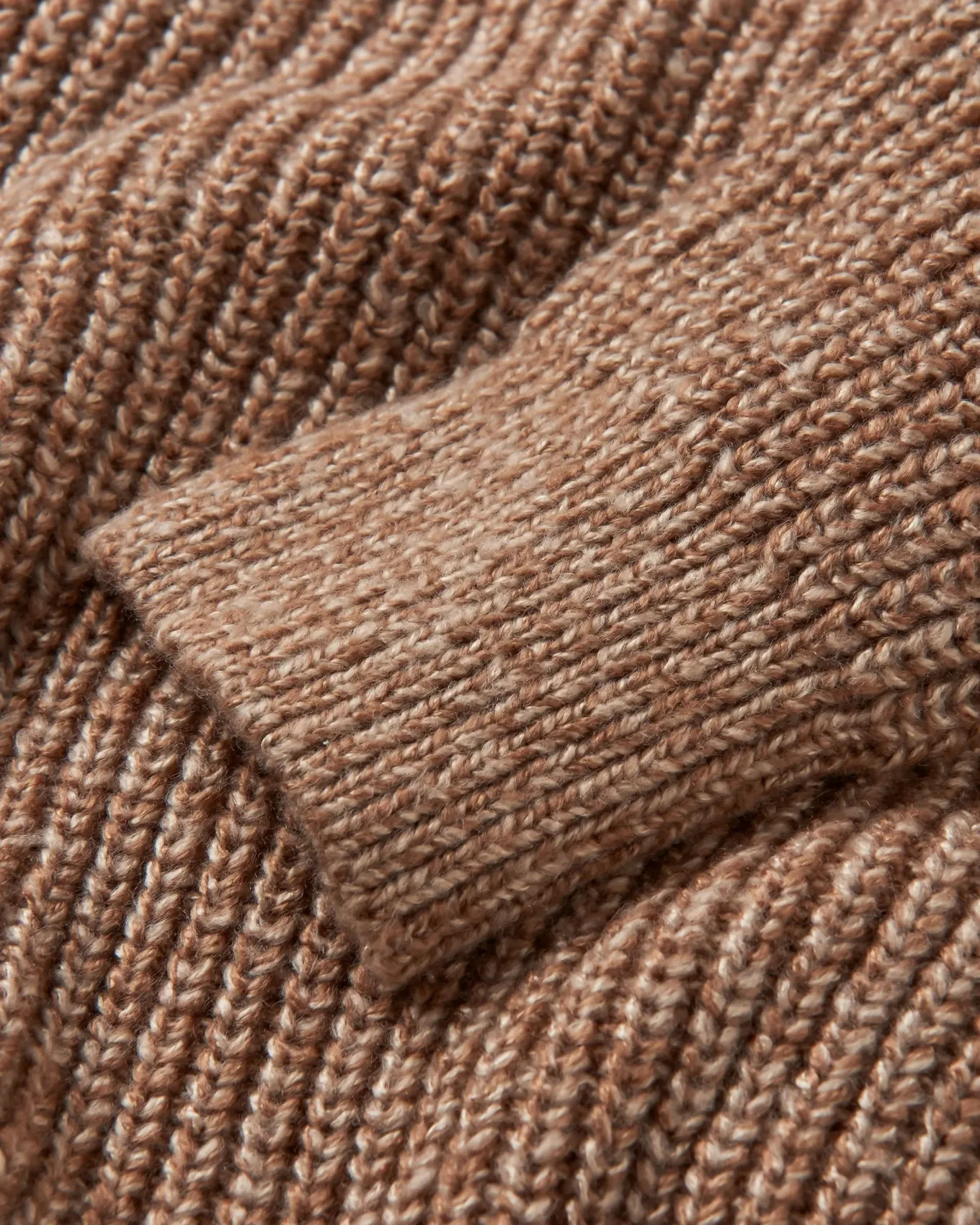 Fog Recycelter Gestrickter Pullover - Stein