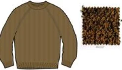 Fog Recycelter Gestrickter Pullover - Staubiges Ocker