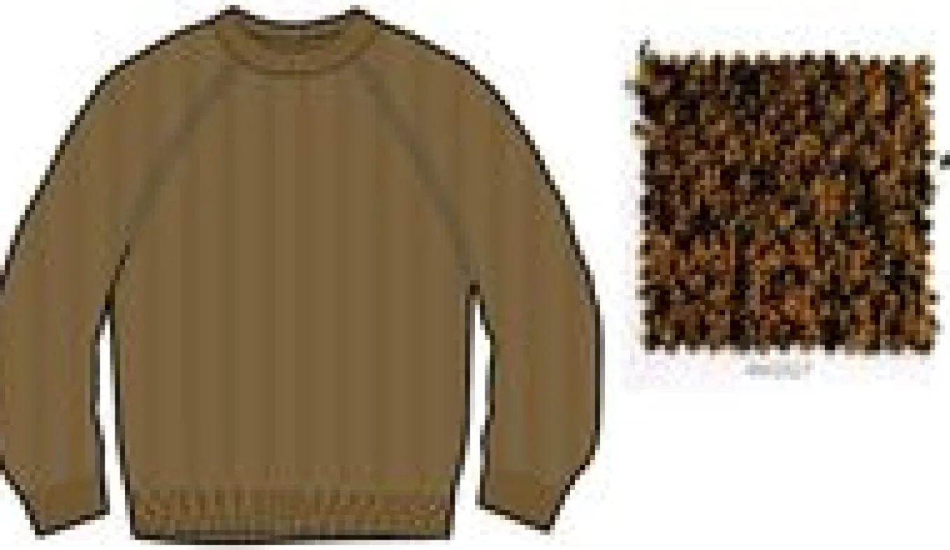 Fog Recycelter Gestrickter Pullover - Staubiges Ocker
