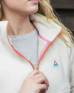 Folksy recyceltes Sherpa-Fleece - Hafer