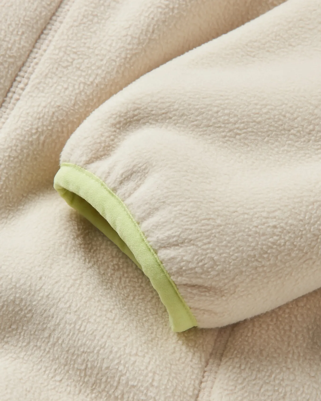 Folksy recyceltes Sherpa-Fleece - Hafer