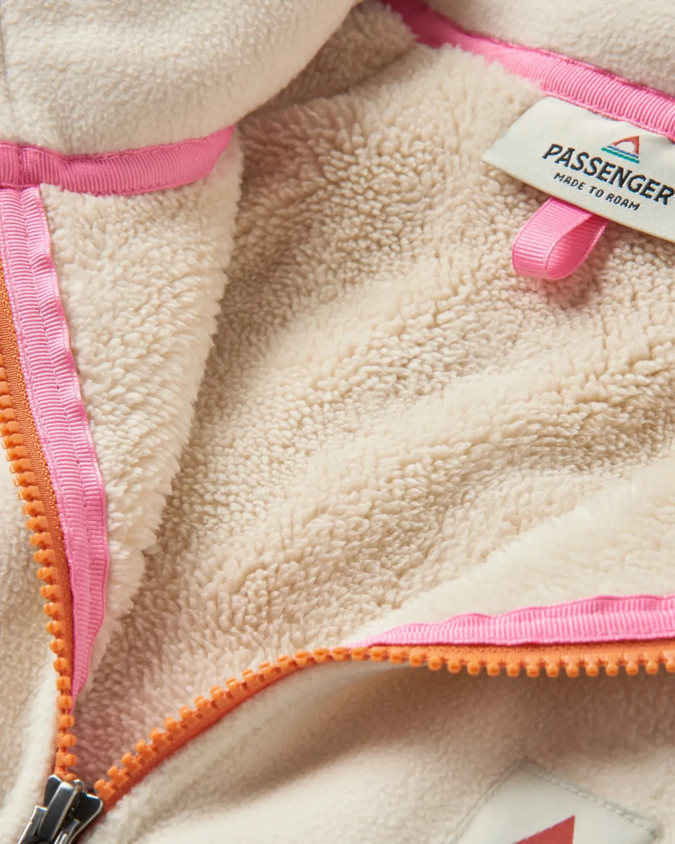 Folksy recyceltes Sherpa-Fleece - Hafer