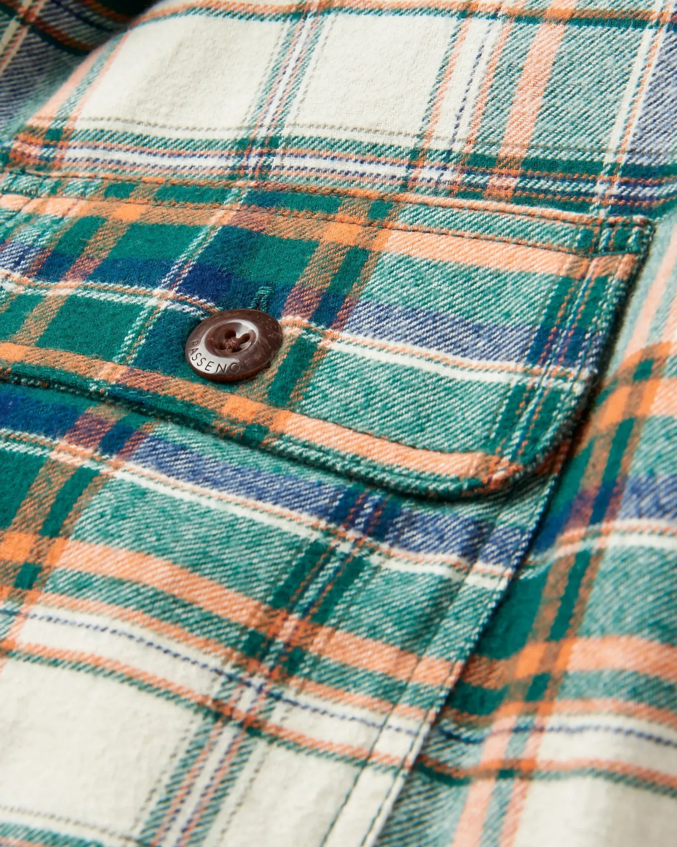Freestyle Sherpa-gefüttertes Overshirt - Birke/Regenwald-Karo