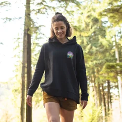Friday Collective recycelter Baumwoll-Hoodie - Schwarz