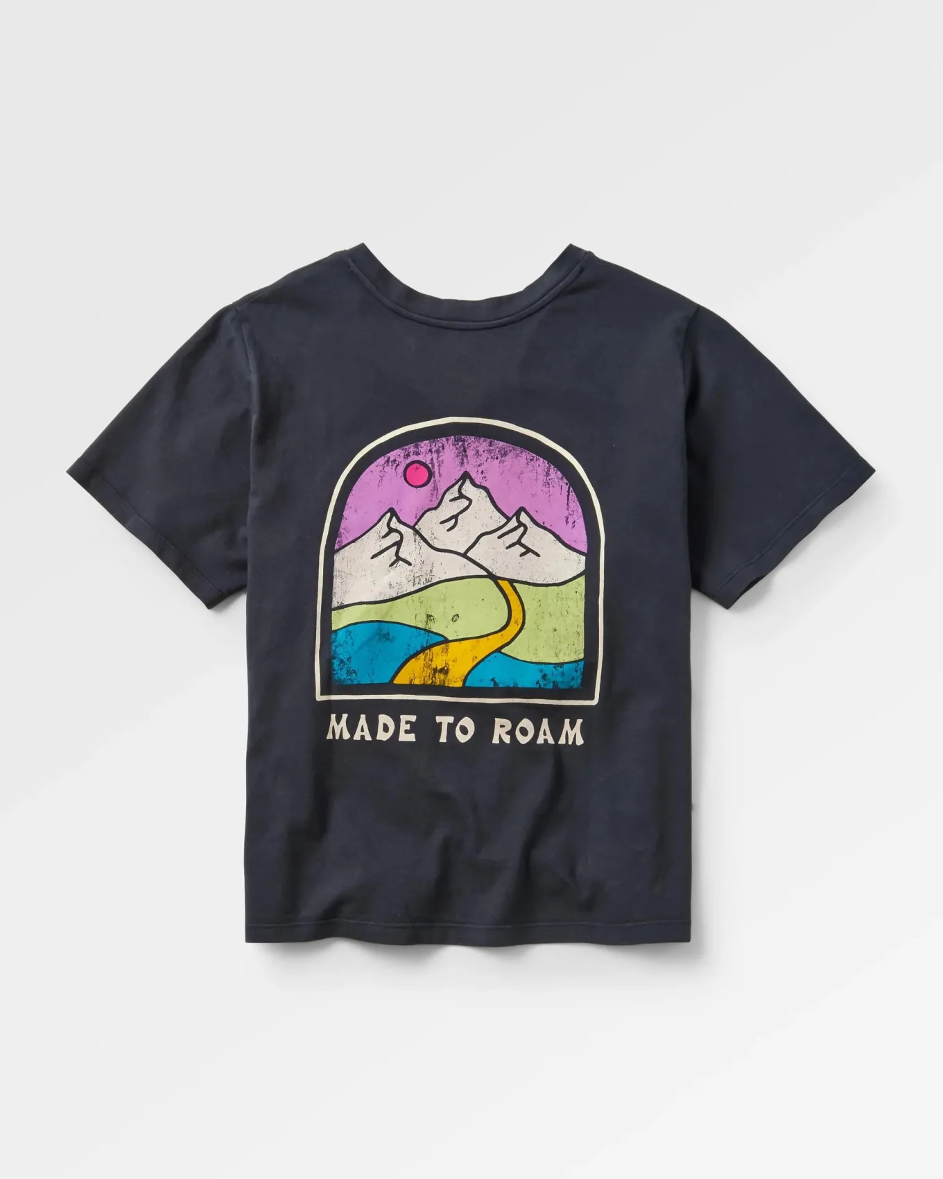 Friday Collective Recyceltes Baumwoll-T-Shirt - Schwarz