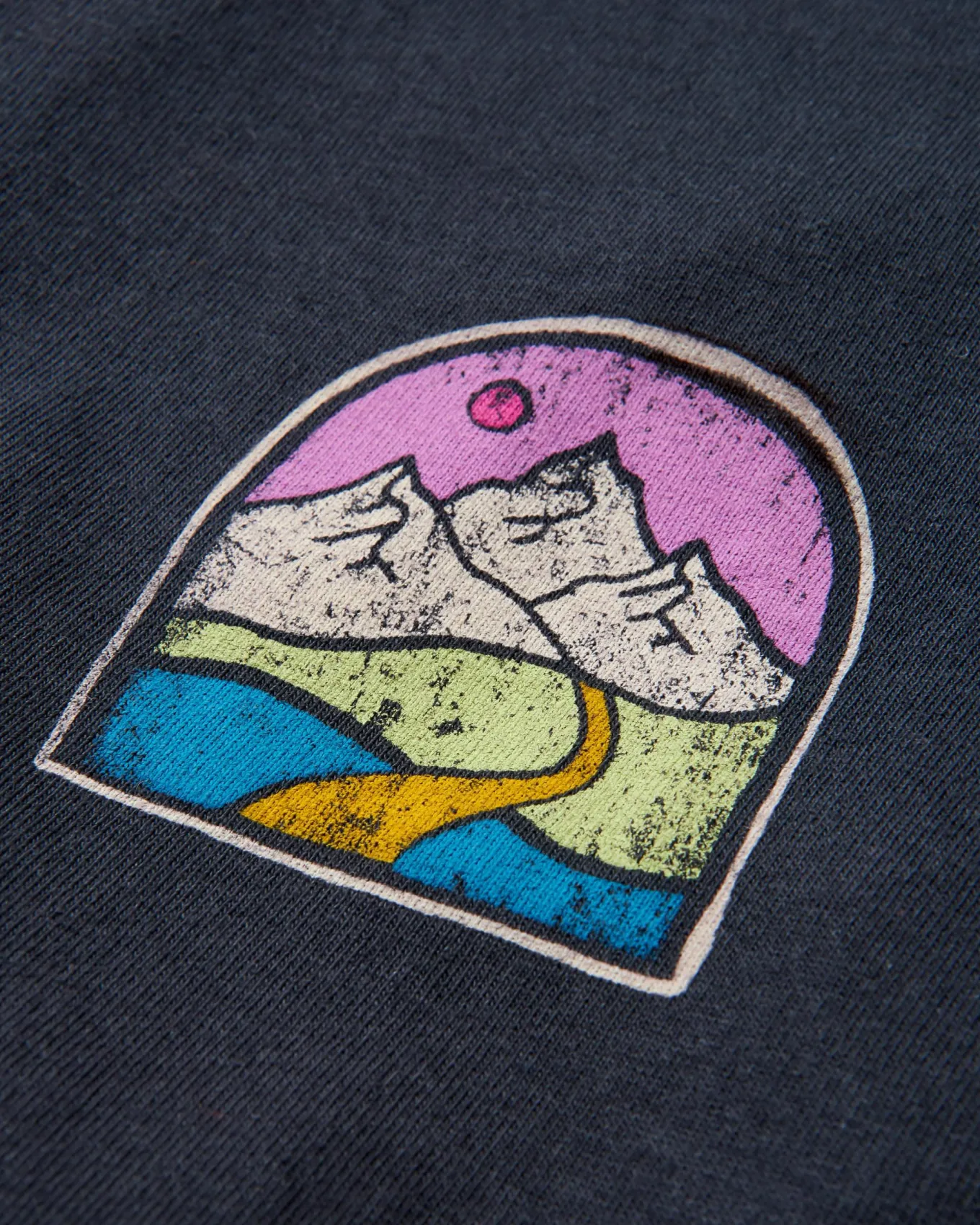 Friday Collective Recyceltes Baumwoll-T-Shirt - Schwarz