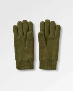 Gale Recycelte Gestrickte Handschuhe - Khaki