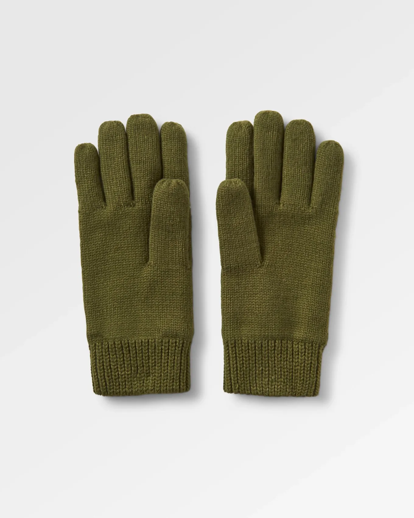 Gale Recycelte Gestrickte Handschuhe - Khaki
