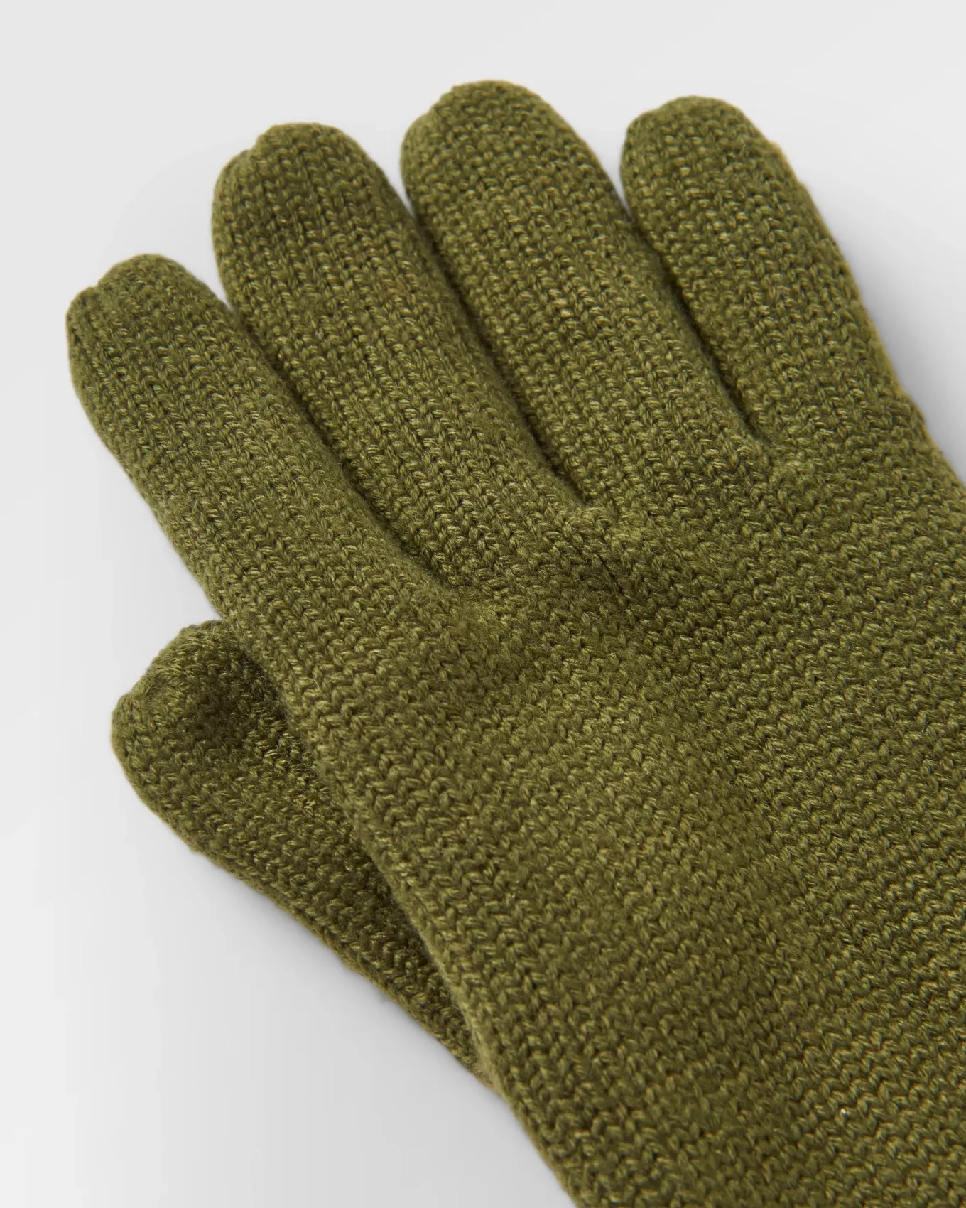 Gale Recycelte Gestrickte Handschuhe - Khaki
