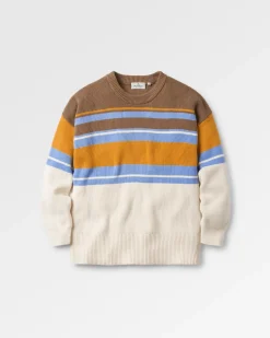 Grasslands Bio-Baumwolle Gestrickter Pullover Oversized - Eichel