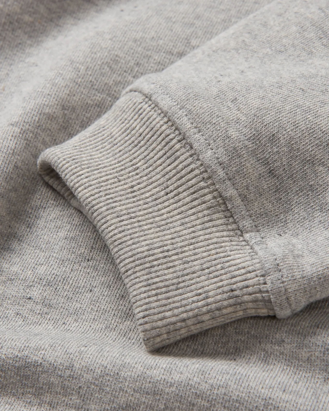 Heritage recycelte Baumwoll-Sweatshirt Oversized - Mittelgrau Meliert