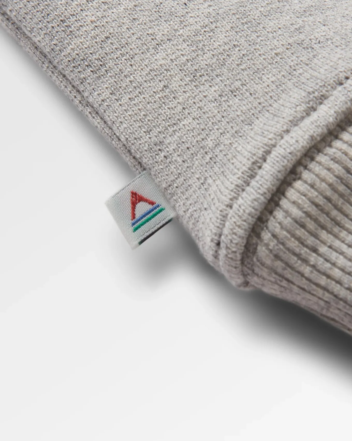 Heritage recycelte Baumwoll-Sweatshirt Oversized - Mittelgrau Meliert