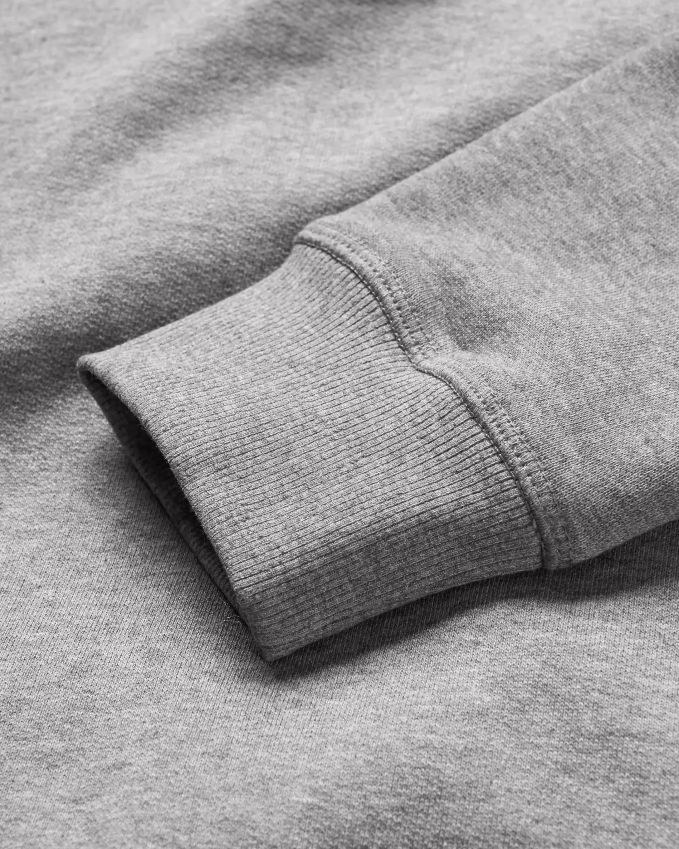 Heritage Recyceltes Baumwoll-Sweatshirt - Dunkelgrau meliert
